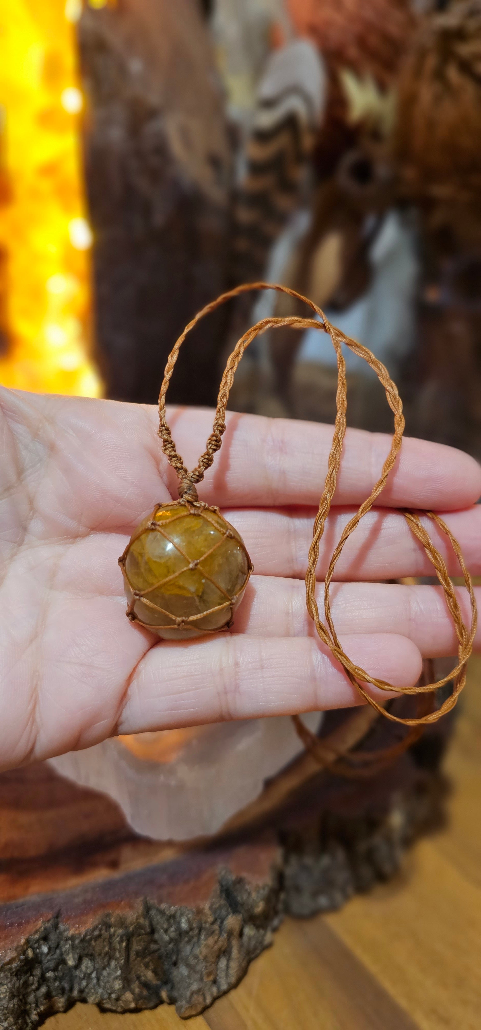 Golden Healer Necklace