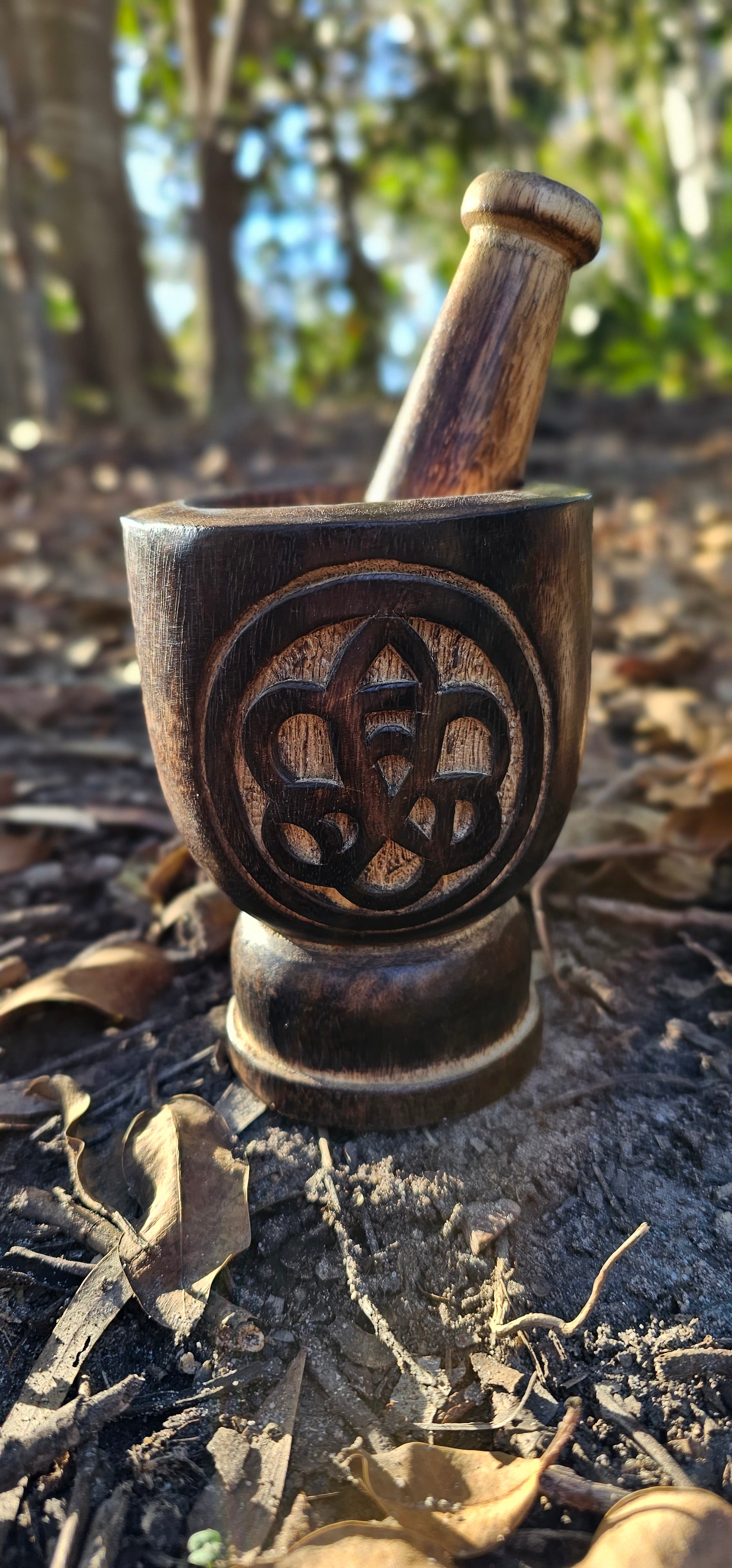 Little Ones - Mini Wooden Mortar and Pestle