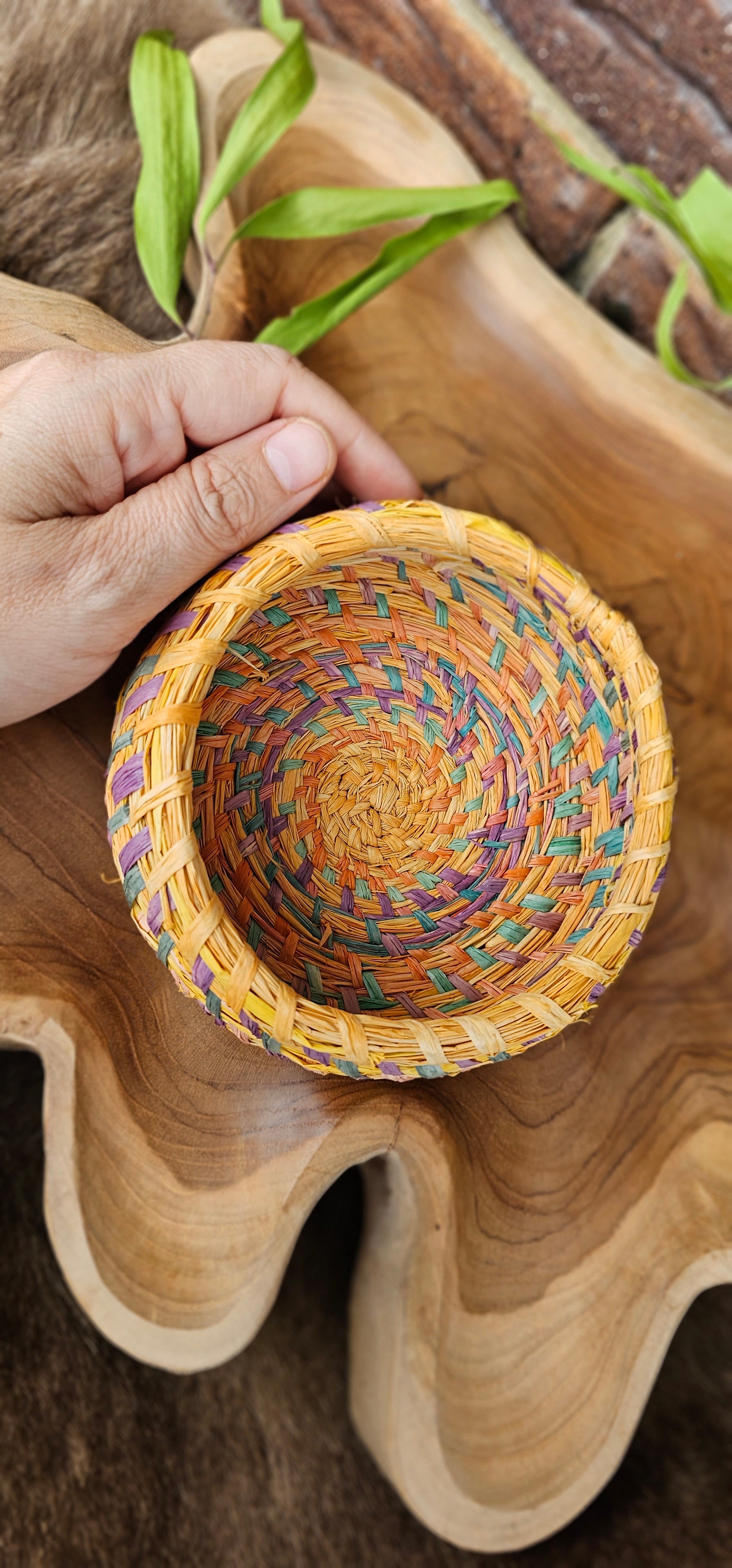 Woven Baskets - Sunshine Rainbow