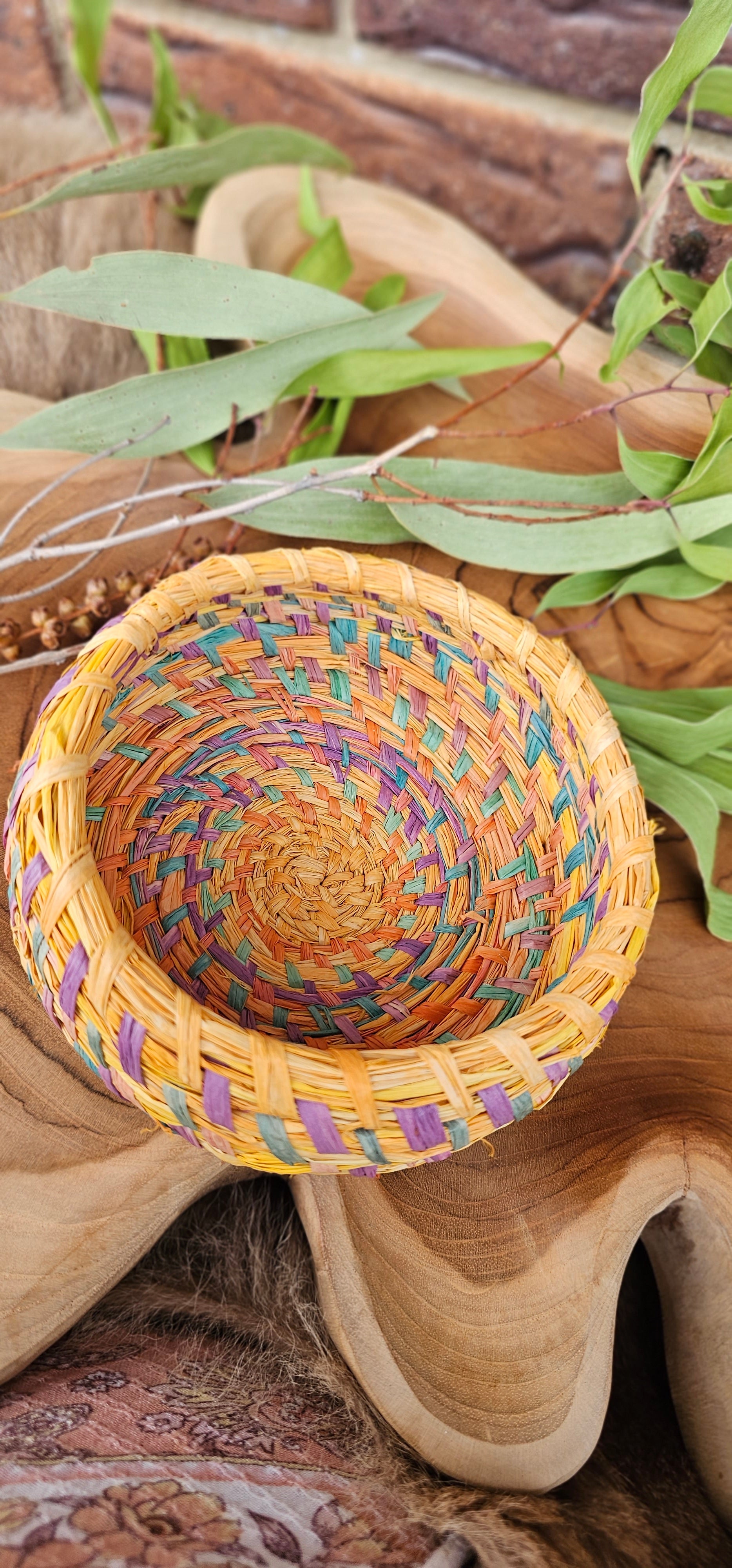 Woven Baskets - Sunshine Rainbow