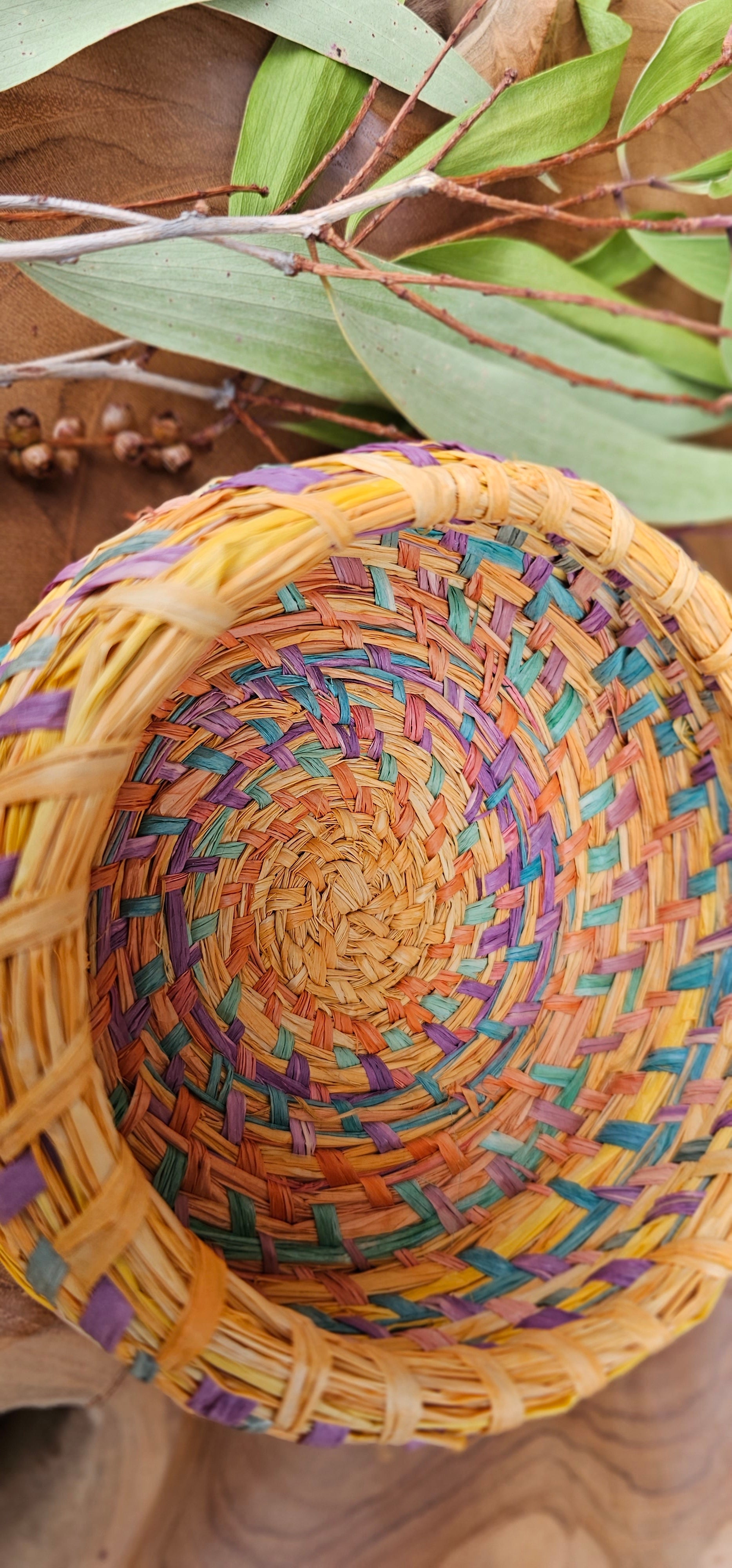 Woven Baskets - Sunshine Rainbow