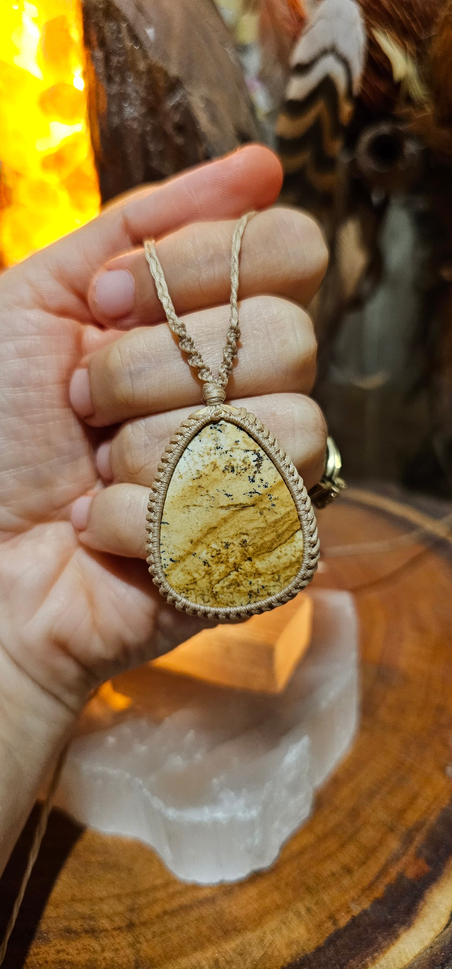 Picture Jasper Necklace