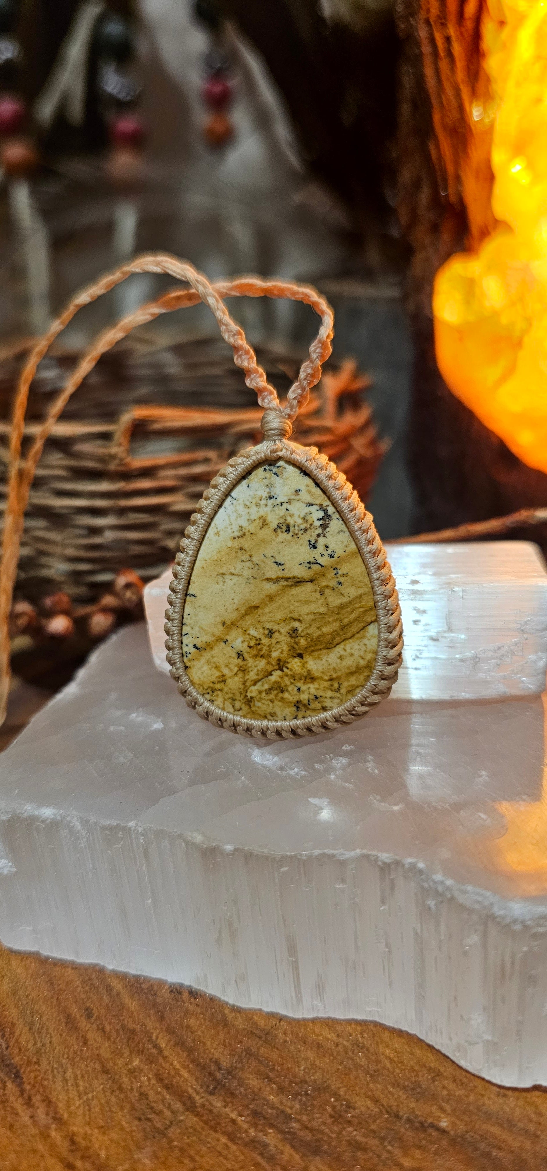 Picture Jasper Necklace