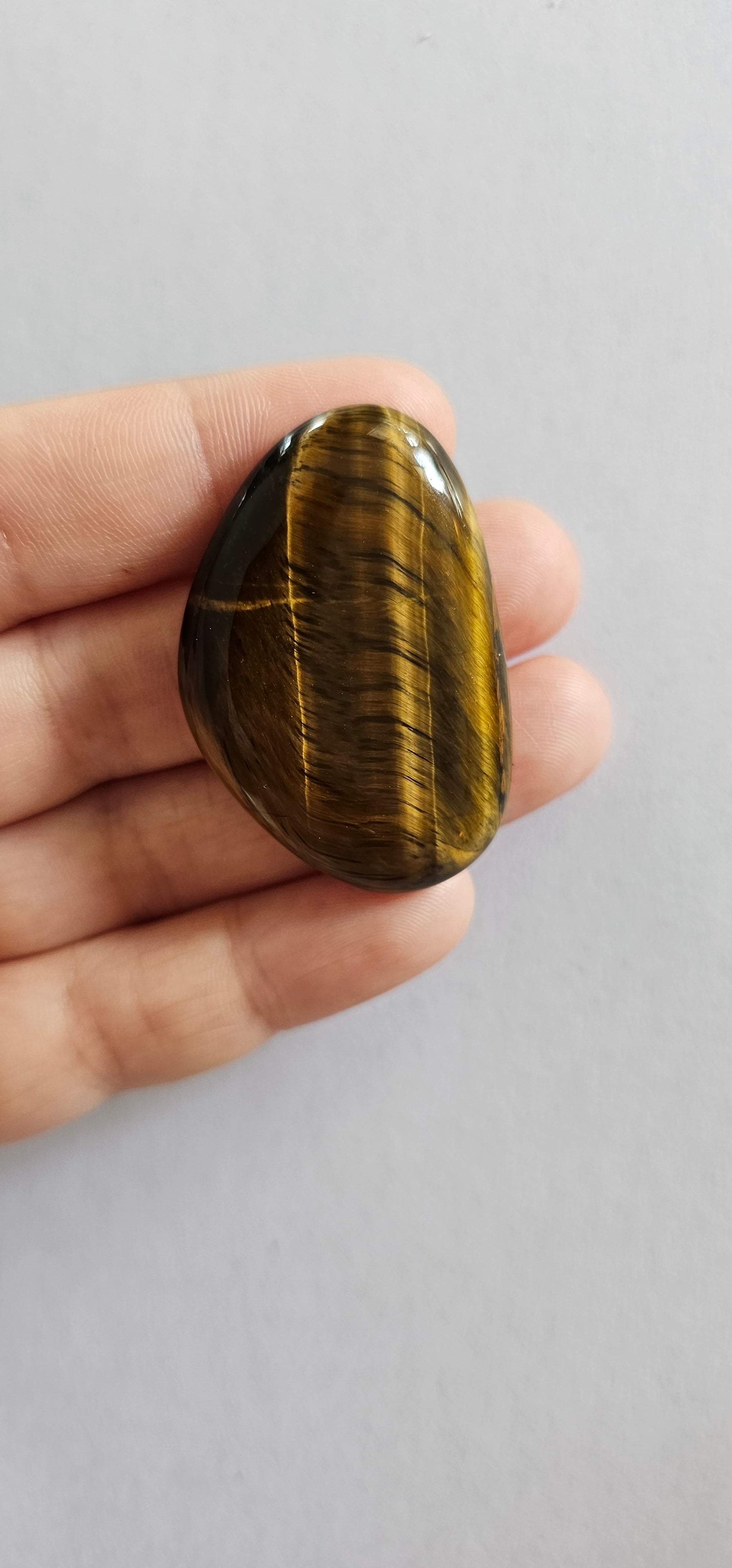 Custom Crystal Necklace - Tigers Eye